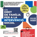 CURS DRET DE FAMÍLIA PER A LA INTERVENCIÓ SOCIAL