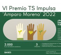 Oberta la convocatòria del VI Premi TS Impulsa  &lsquo;Amparo Moreno&rsquo; 2022 de Treball Social